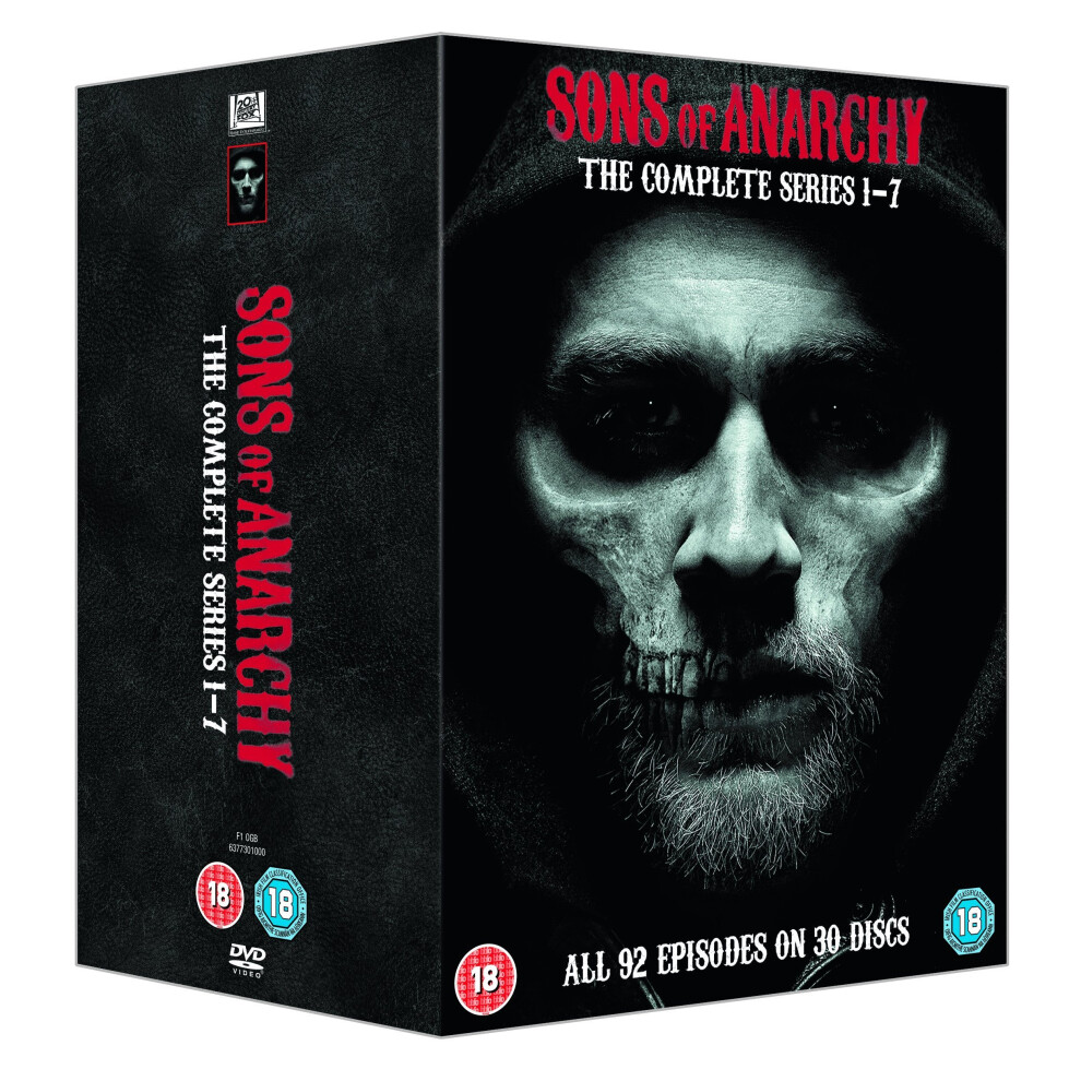 20Th Century Fox Sons Of Anarchy Seasons 1 To 7 Complete Collection Dvd [2015]