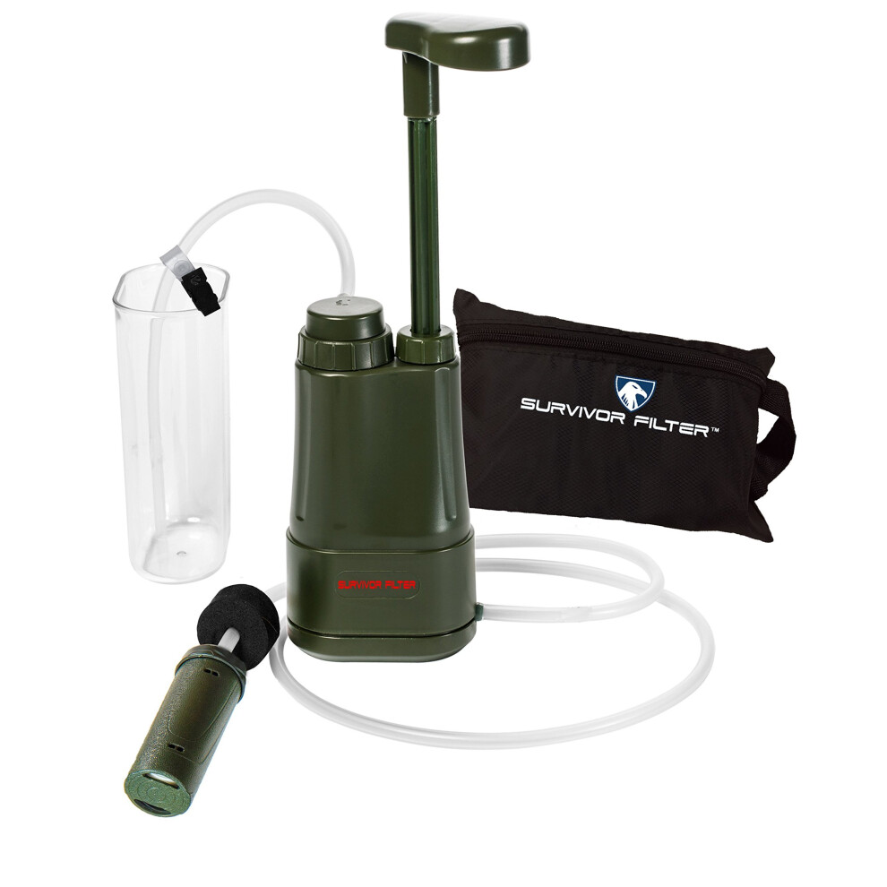 Survivor Filter PRO-LE Upgraded 0.01 Micron Nanofiltration Water Purifier. Comes Assembled with Enhanced Internal Carbon and Ultra Filter Assembly,...-image-OPC-PPFGY8-NEW