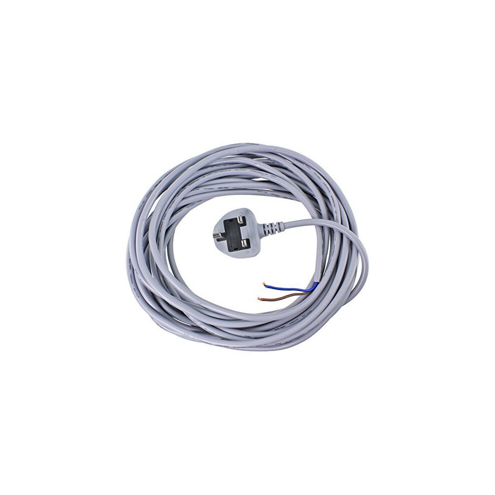 Spares2go Mains Cable / Power Lead & Plug for Dyson DC01 DC03 DC04 DC07 DC14 Vacuum Cleaners (10 Metres)