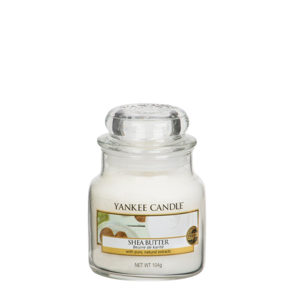 Yankee Candle Small Jar Candle, Shea Butter