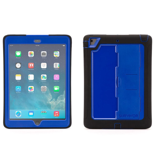 Griffin Griffin Survivor Slim Case for Apple iPad Air 2 - Black/Blue 2