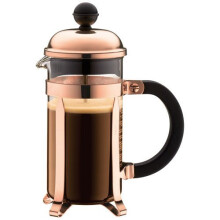 BODUM Chambord 3 Cup French Press Coffee Maker, Copper, 0.35 l, 12 oz
