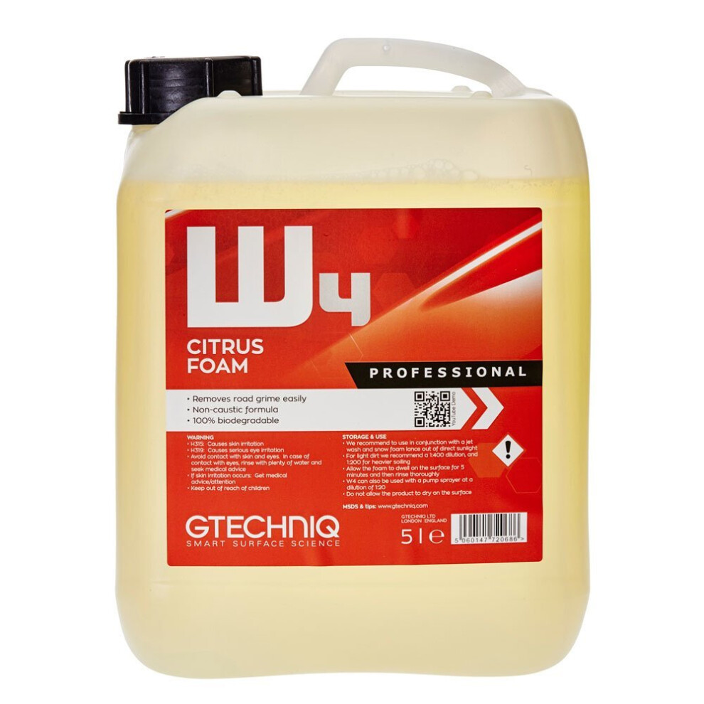 Gtechniq 5 W4 Citrus Foam 5000Ml 5060147720686