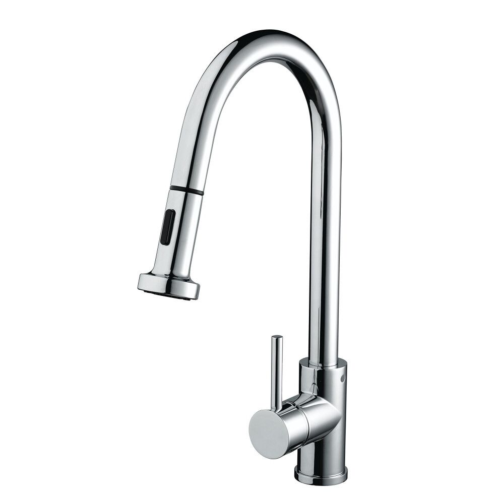 Bristan APR PULLSNK C Apricot Monobloc Sink Mixer With Pull-Out Spray