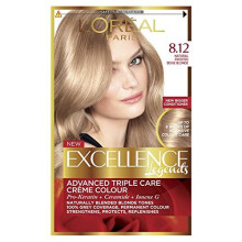 L'Oréal Excellence Creme 8.12 Natural Frosted Beige Blonde Hair Dye
