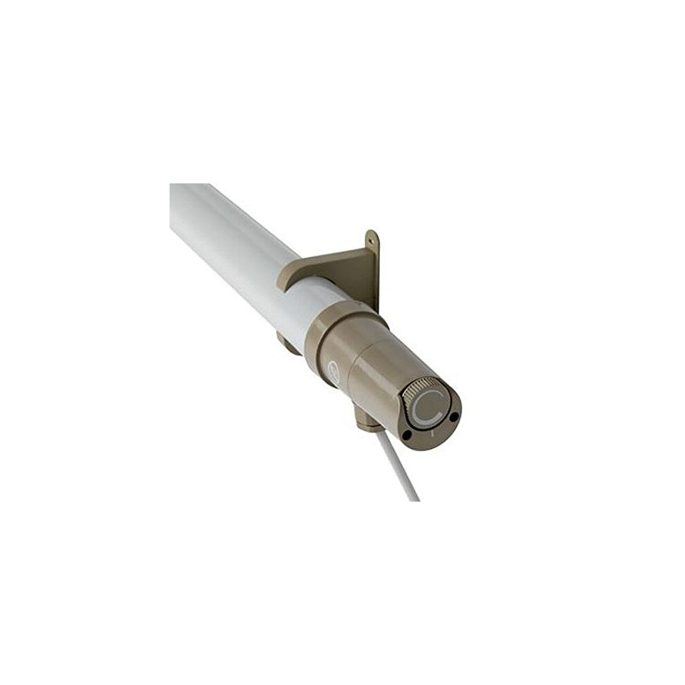 Sunhouse SHTTH2 80W Low Energy Tubular Heater 2ft Tube with Built In Thermostat with Mounting Brackets