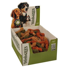 Whimzees Natural Dog Treat, Toothbrush Star, Medium, 75-Pieces