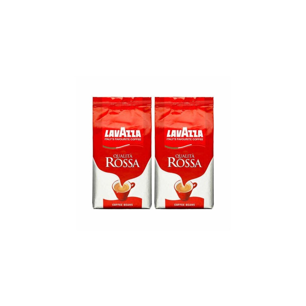 Lavazza Qualita Rossa Coffee Beans, 2 x 1kg