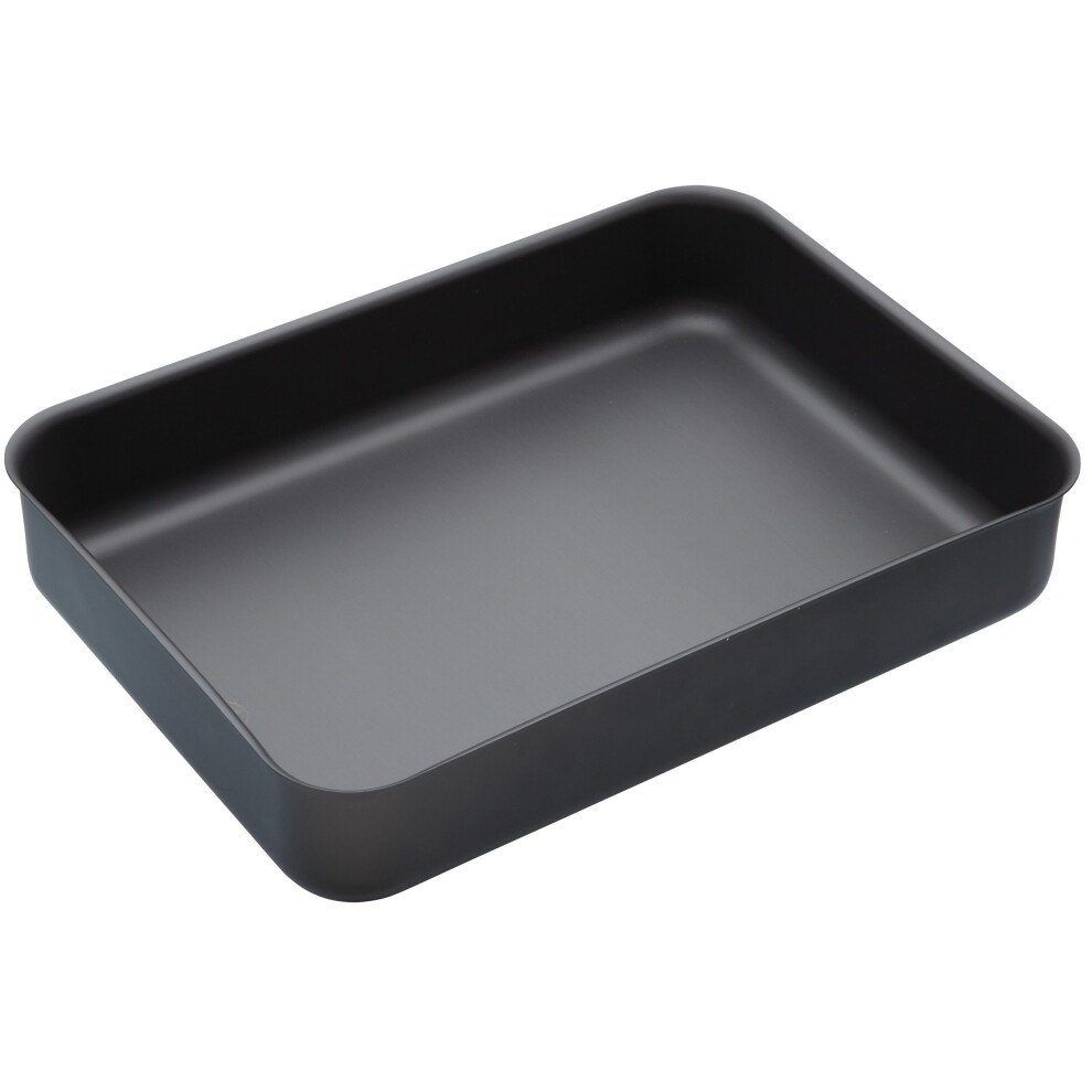 Professional Non-Stick, Hard Anodised Roasting Pan, 37x26.5x6.5cm, Labelled