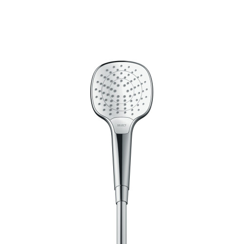 Hansgrohe hansgrohe Croma Select E 110 Vario hand shower, 3 spray modes, white/chrome 2