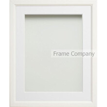 Frame Company Drayton Range Picture Photo Frame with Mount for Image Size A5, Plastic, White, A4