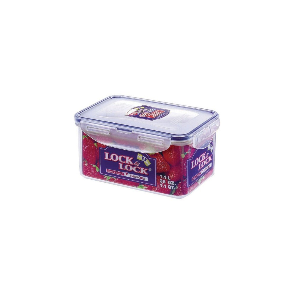 Lock & Lock 1.1lt Food Container Rectangular HPL815D