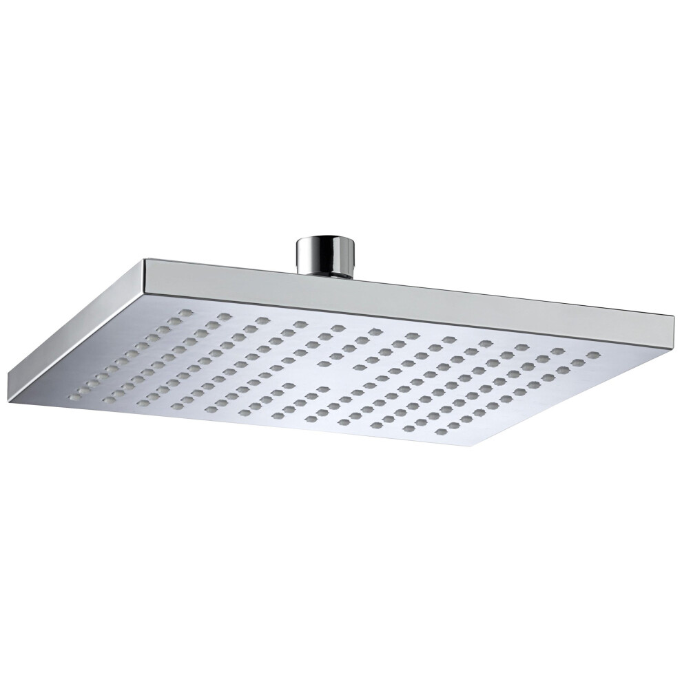 Bristan FHC ABSQ01 C 200mm ABS Square Fixed Head - Chrome Plated