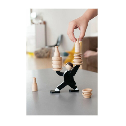 Kikkerland Don't Tip The Waiter Stacking Game 1