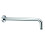 Bristan Bristan ARM CTRD02 C Large Round Shower Arm - Chrome Plated 1