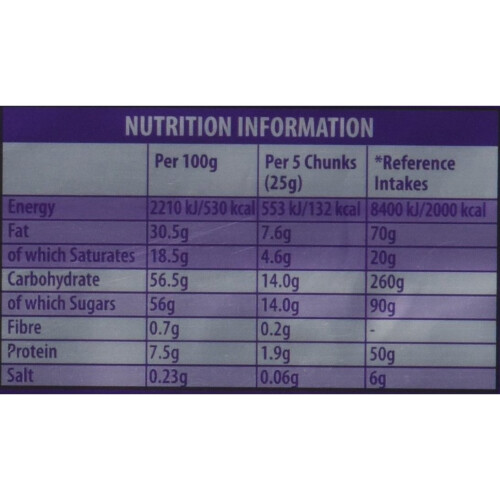 Cadbury Cadbury Dairy Milk Chocolate Bar, 200g 1