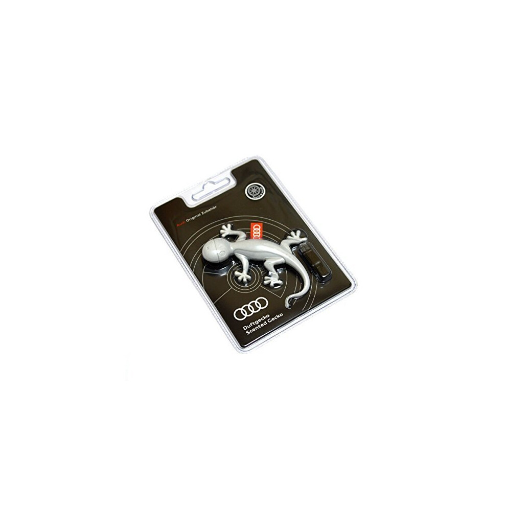 Audi 000087009A Gecko Air Freshener, Fragrance Light/Grey/Orange 4039378534004