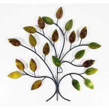 Contemporary Metal Wall Art Decor Sculpture - Calm Spring Tree Branch