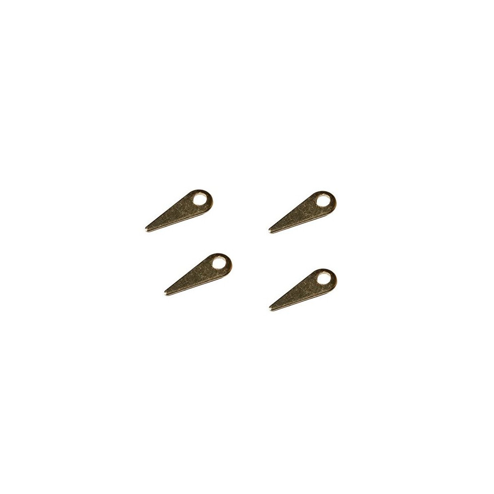 Bulk Hardware Bh02339 Eb Picture Frame Turn Buttons Screen Clips Small 13Mm (1/2 Inch) Brass Plated - Pack Of 20 5013249360571