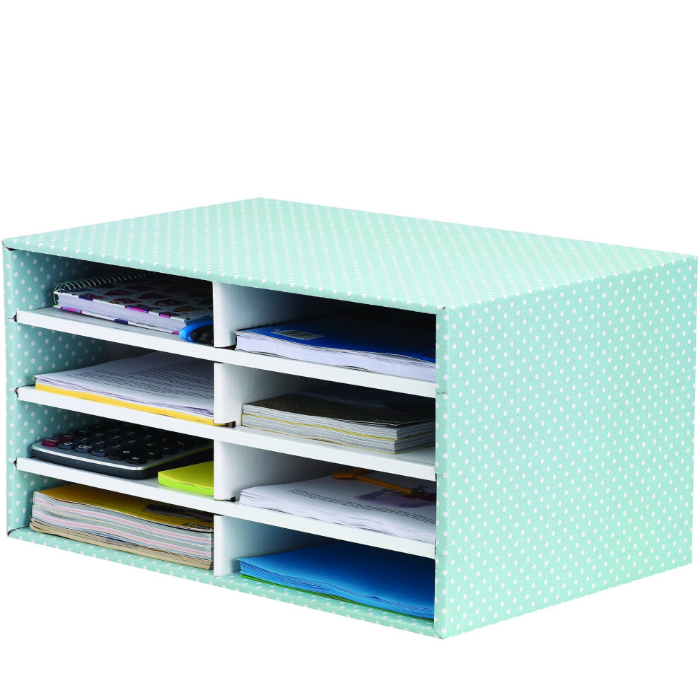 Fellowes Bankers Box Style Desktop Sorter - Green/White, Pack of 1