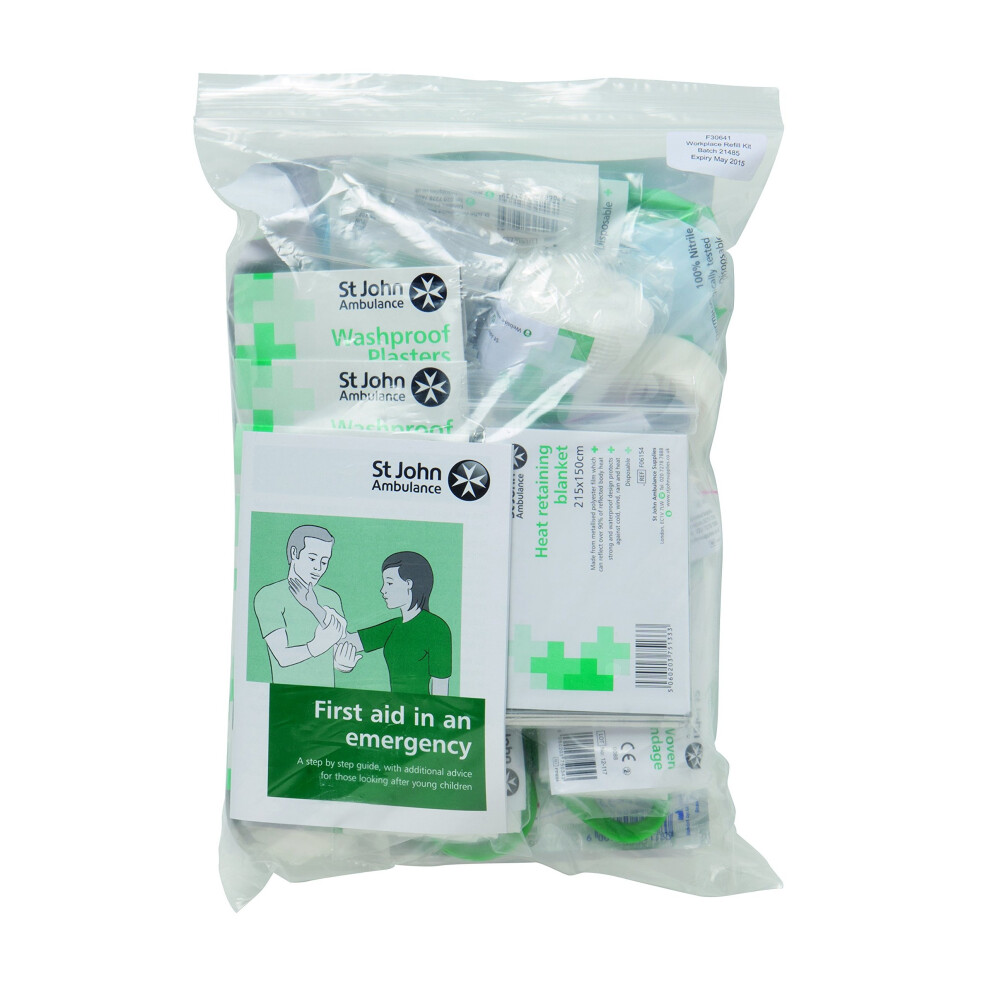 St-John-Ambulance St John Ambulance Bs 8599 Compliant Workplace First Aid Kit Refill