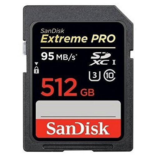 SanDisk SanDisk Extreme PRO 512 GB SDXC UHS-I Memory Card - Standard Packaging