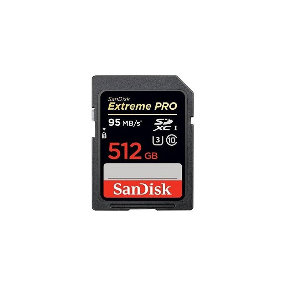 SanDisk Extreme PRO 512 GB SDXC UHS-I Memory Card - Standard Packaging