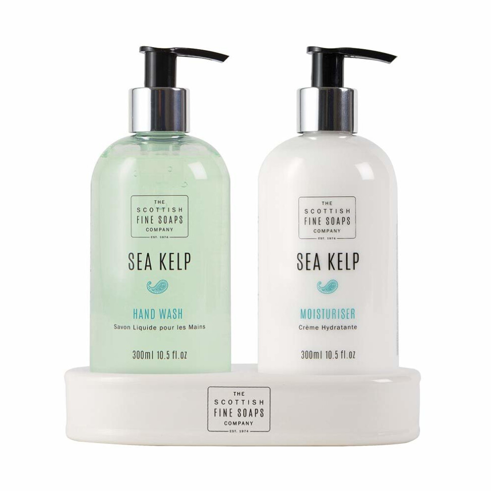 Scottish Fine Soaps Sea Kelp Hand Care Set (Hand Wash and Lotion)