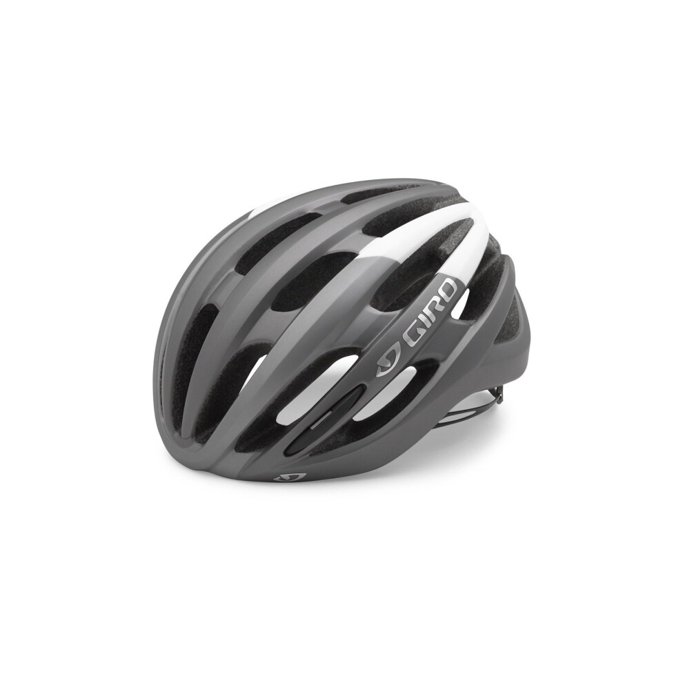 Giro Unisex Foray Road Cycling Helmet, Matt Titanium/White, Large/59 - 63 cm