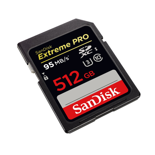 SanDisk SanDisk Extreme PRO 512 GB SDXC UHS-I Memory Card - Standard Packaging 1