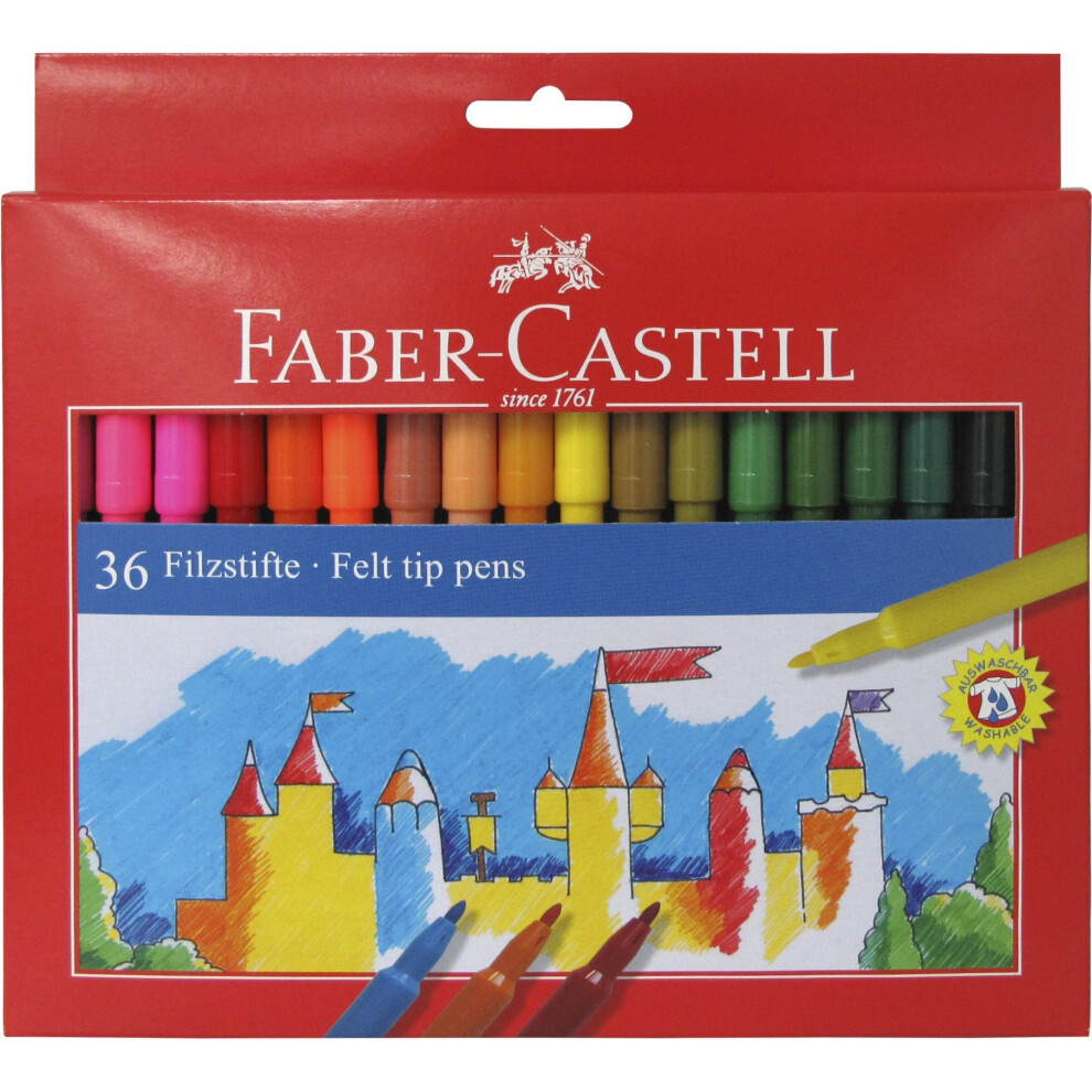 Faber-Castell REDLINE FIBRE TIP PENS BOX 36