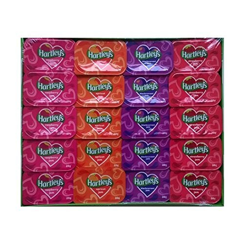 Hartleys Assorted Jam Individual Portions - 20 x 20g
