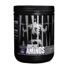 Animal Juiced Amino Acidi - Polvere BCAA EAA con Elettroliti e Sale Marino, Uva