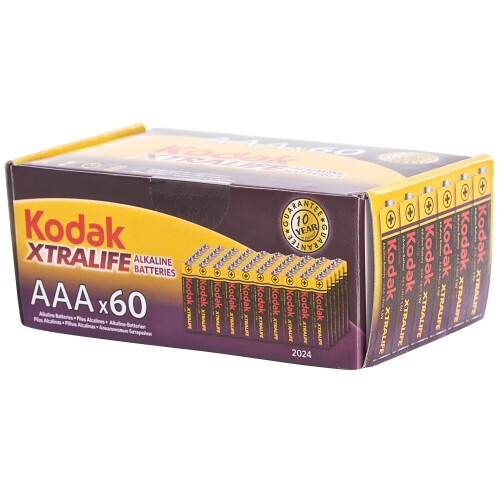 Kodak Kodak AAA Xtralife Alkaline Battery (Pack of 60)
