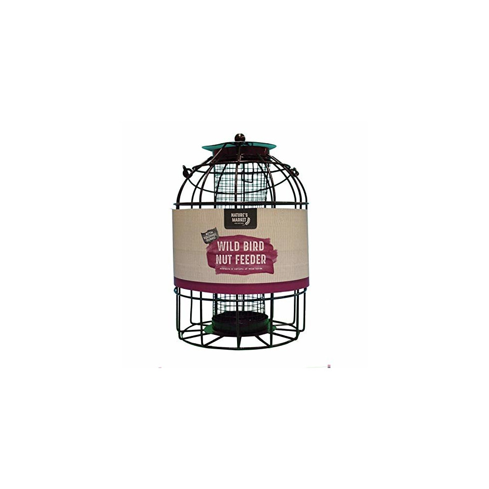 Natures Market BF008N Squirrel Guard Hanging Nut Feeder (1)
