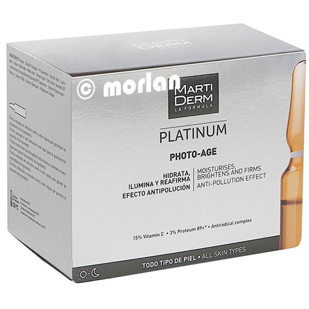 Martiderm La Formula Platinum - Photo Age Ha+ Ampoules 30 X 2Ml