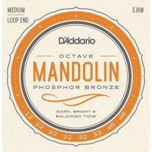 D'Addario EJ80 Phosphorbronze Oktav-Mandoline-Saiten Medium 12-46