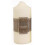 100 Hours Burn Time Overdipped Church Pillar Candle 1
