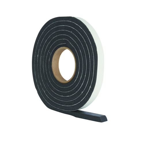 StormGuard 05SR6843053BL 3.05m Rubber Foam Jumbo Draught Excluder Weather Strip Seal Black on