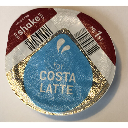 24X Tassimo Costa 325Ml Latte Milk Creamer Only Pods (No Coffee