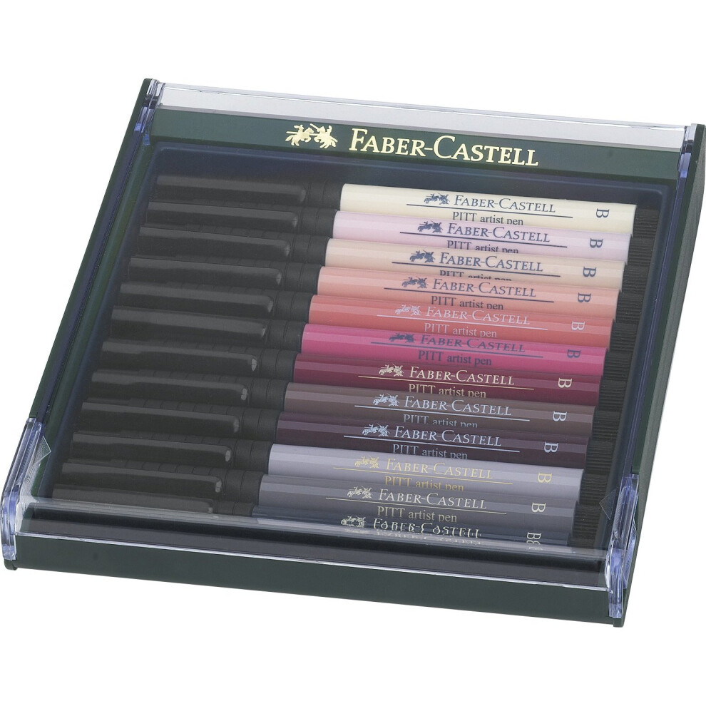 Faber-Castell Skin Tones Pitt Brush Pen (Pack of 12)