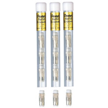 Pentel Refill Erasers For GraphGear 1000 GraphGear 500 Sharplet PG500 PG300 P200 (Pack Of 3 Tubes - 12 Eraser Refills)