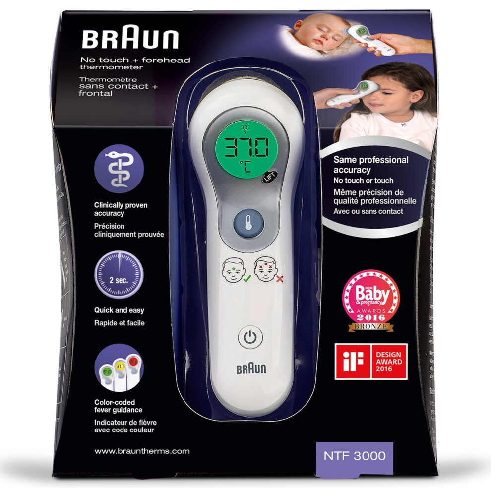 Braun No Touch Plus Forehead Digital Thermometer