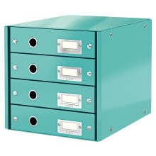 LEITZ Boîte Rangement Click&Store 4 Tiroirs Menthe