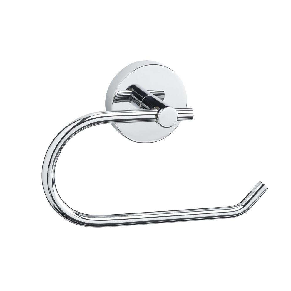 Croydex Flexi-Fix Romsey Toilet Roll Holder with Zinc Alloy Construction, Chrome