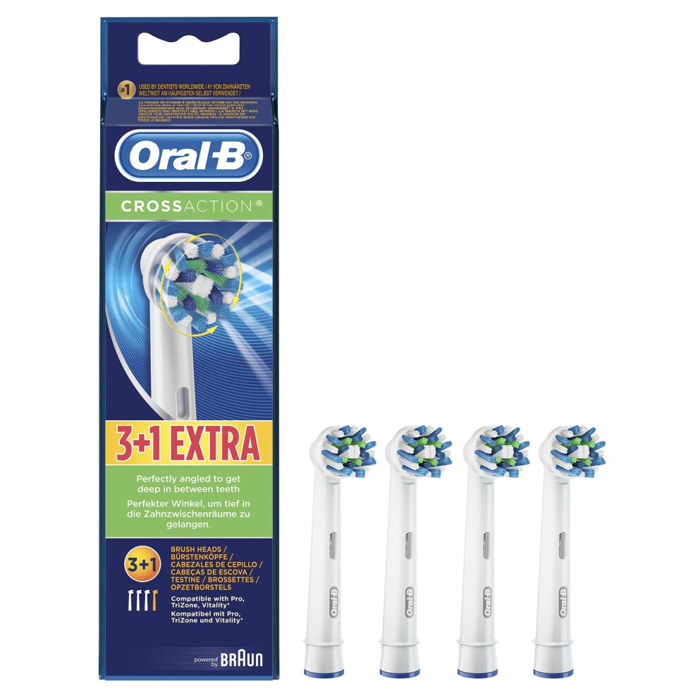 Braun Oral-B Crossaction 2014 Model - 3-in-1 Toothbrush Heads