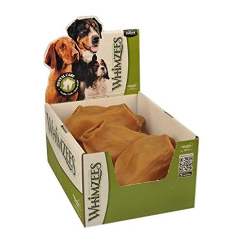 Whimzees Natural Dog Treat, Veggie Ear, 18-Pieces