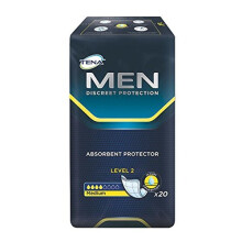 TENA 750776 Men Level 2 Incontinence Pad (Pack of 20)