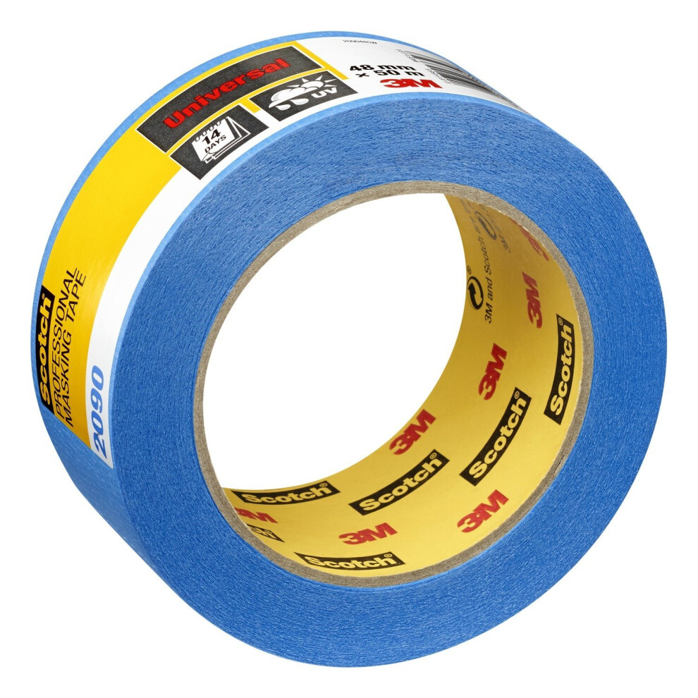 Scotch PT209048ÃÂ Super Painter's Masking Tape 48ÃÂ Mm X 50ÃÂ mÃÂ Ã¢â¬âÃÂ Expert Plus Quality, Blue