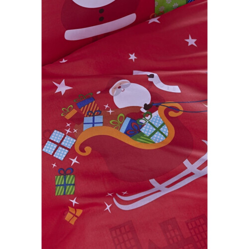 Catherine Lansfield Catherine Lansfield Santa's Easy Care Single Duvet Set Multi 2